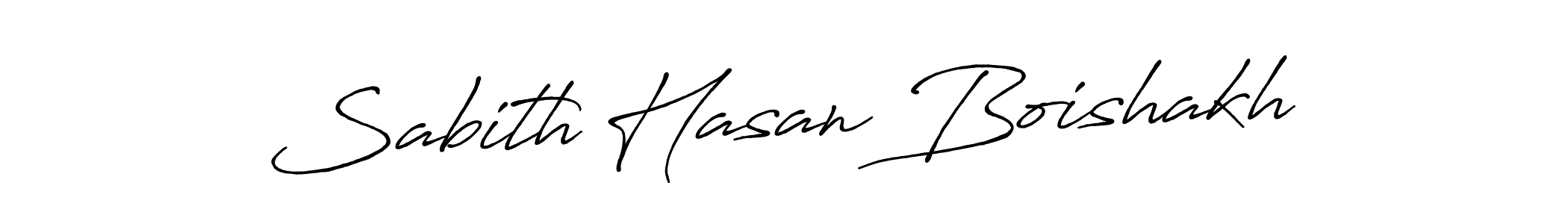 It looks lik you need a new signature style for name Sabith Hasan Boishakh. Design unique handwritten (Antro_Vectra_Bolder) signature with our free signature maker in just a few clicks. Sabith Hasan Boishakh signature style 7 images and pictures png