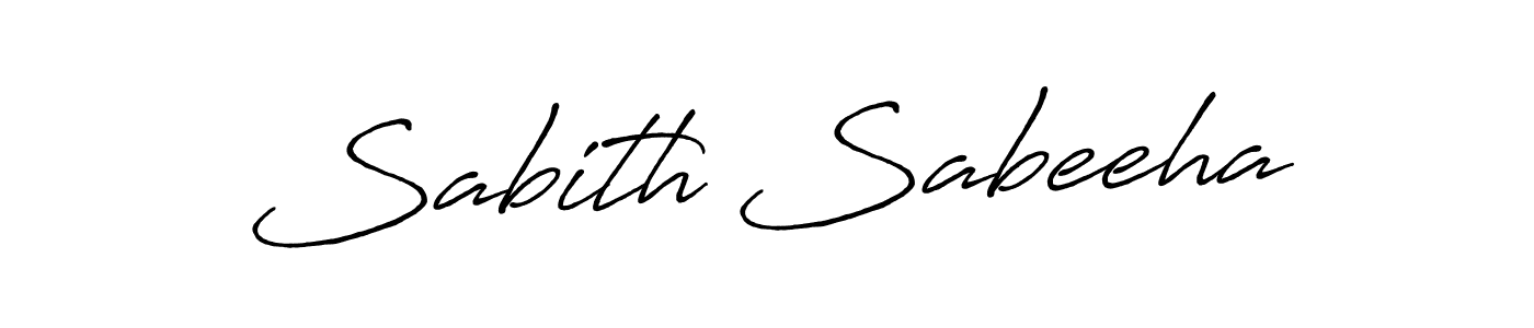 How to make Sabith Sabeeha signature? Antro_Vectra_Bolder is a professional autograph style. Create handwritten signature for Sabith Sabeeha name. Sabith Sabeeha signature style 7 images and pictures png