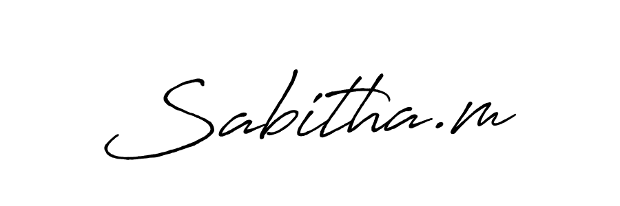 Similarly Antro_Vectra_Bolder is the best handwritten signature design. Signature creator online .You can use it as an online autograph creator for name Sabitha.m. Sabitha.m signature style 7 images and pictures png