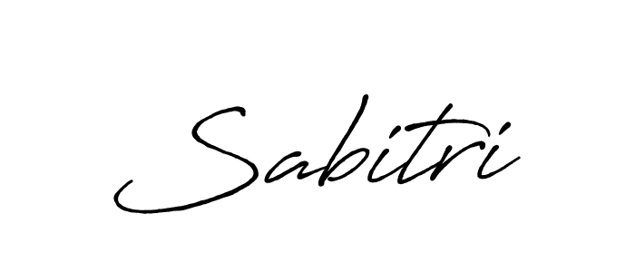 Create a beautiful signature design for name Sabitri. With this signature (Antro_Vectra_Bolder) fonts, you can make a handwritten signature for free. Sabitri signature style 7 images and pictures png