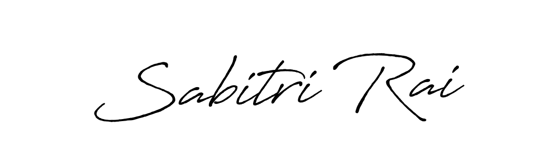 Sabitri Rai stylish signature style. Best Handwritten Sign (Antro_Vectra_Bolder) for my name. Handwritten Signature Collection Ideas for my name Sabitri Rai. Sabitri Rai signature style 7 images and pictures png