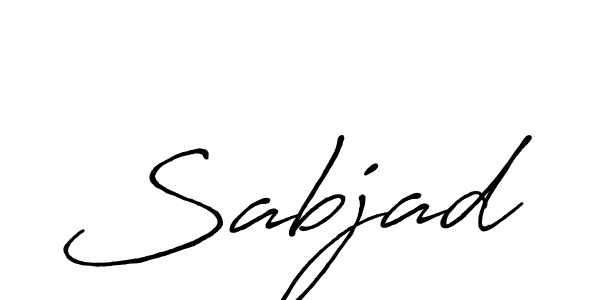 Make a beautiful signature design for name Sabjad. Use this online signature maker to create a handwritten signature for free. Sabjad signature style 7 images and pictures png