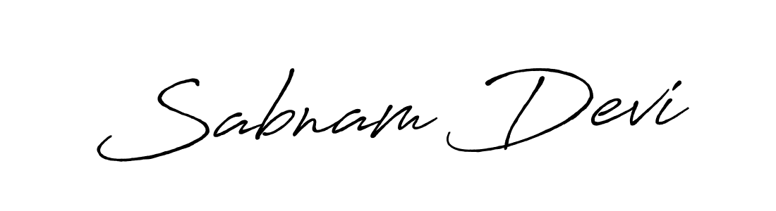 Similarly Antro_Vectra_Bolder is the best handwritten signature design. Signature creator online .You can use it as an online autograph creator for name Sabnam Devi. Sabnam Devi signature style 7 images and pictures png