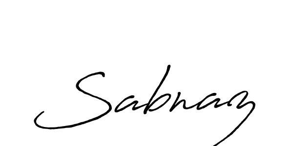 It looks lik you need a new signature style for name Sabnaz. Design unique handwritten (Antro_Vectra_Bolder) signature with our free signature maker in just a few clicks. Sabnaz signature style 7 images and pictures png