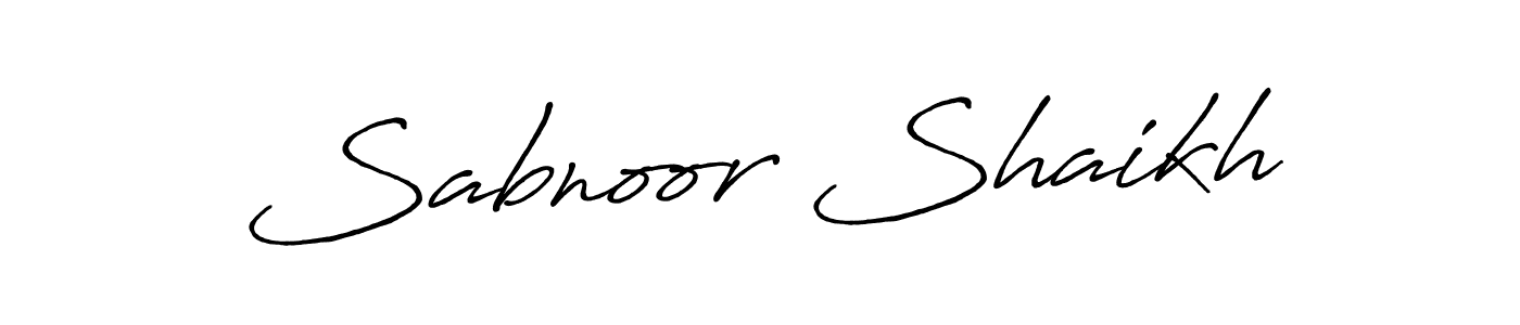 Antro_Vectra_Bolder is a professional signature style that is perfect for those who want to add a touch of class to their signature. It is also a great choice for those who want to make their signature more unique. Get Sabnoor Shaikh name to fancy signature for free. Sabnoor Shaikh signature style 7 images and pictures png
