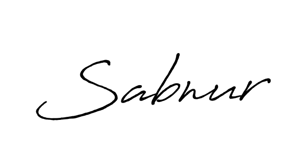 Design your own signature with our free online signature maker. With this signature software, you can create a handwritten (Antro_Vectra_Bolder) signature for name Sabnur. Sabnur signature style 7 images and pictures png