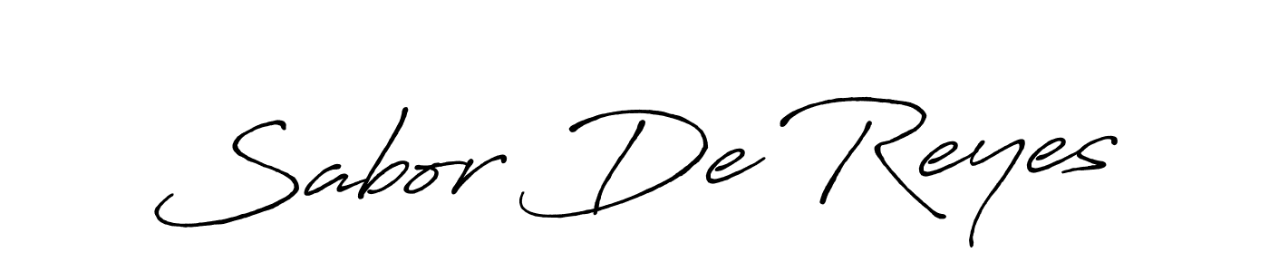 Sabor De Reyes stylish signature style. Best Handwritten Sign (Antro_Vectra_Bolder) for my name. Handwritten Signature Collection Ideas for my name Sabor De Reyes. Sabor De Reyes signature style 7 images and pictures png