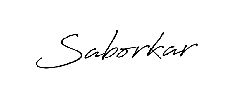 Also we have Saborkar name is the best signature style. Create professional handwritten signature collection using Antro_Vectra_Bolder autograph style. Saborkar signature style 7 images and pictures png