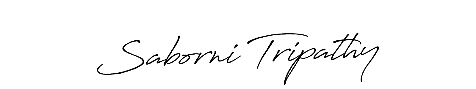Make a short Saborni Tripathy signature style. Manage your documents anywhere anytime using Antro_Vectra_Bolder. Create and add eSignatures, submit forms, share and send files easily. Saborni Tripathy signature style 7 images and pictures png