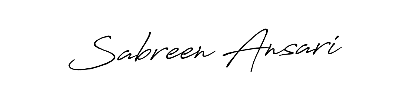 Also You can easily find your signature by using the search form. We will create Sabreen Ansari name handwritten signature images for you free of cost using Antro_Vectra_Bolder sign style. Sabreen Ansari signature style 7 images and pictures png