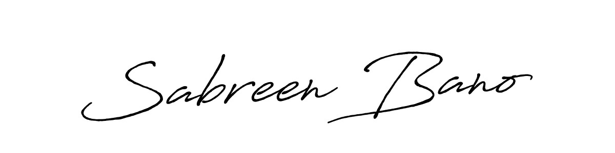 It looks lik you need a new signature style for name Sabreen Bano. Design unique handwritten (Antro_Vectra_Bolder) signature with our free signature maker in just a few clicks. Sabreen Bano signature style 7 images and pictures png