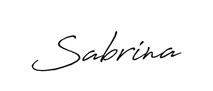 Create a beautiful signature design for name Sabrina. With this signature (Antro_Vectra_Bolder) fonts, you can make a handwritten signature for free. Sabrina signature style 7 images and pictures png