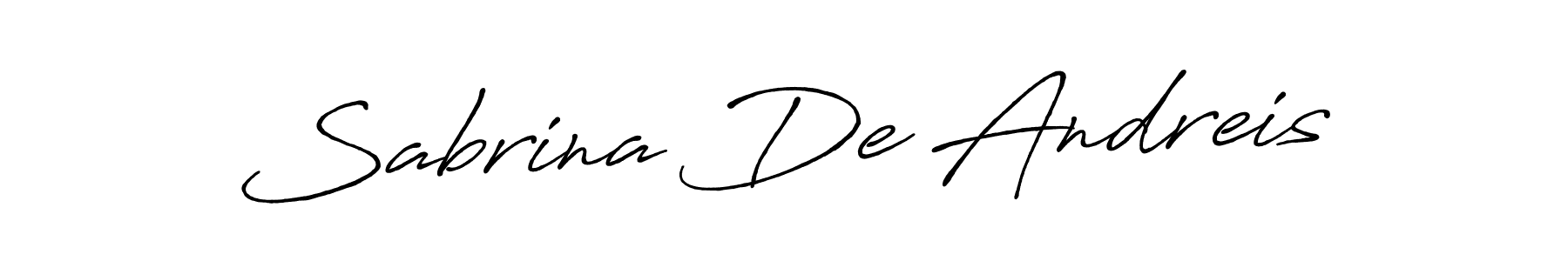 Make a beautiful signature design for name Sabrina De Andreis. Use this online signature maker to create a handwritten signature for free. Sabrina De Andreis signature style 7 images and pictures png