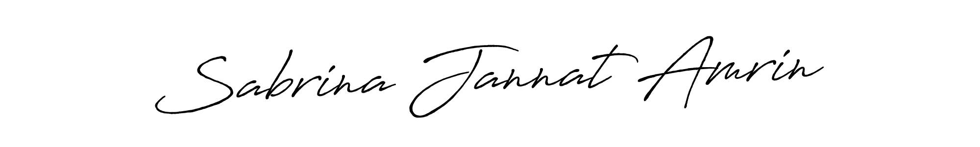 How to make Sabrina Jannat Amrin signature? Antro_Vectra_Bolder is a professional autograph style. Create handwritten signature for Sabrina Jannat Amrin name. Sabrina Jannat Amrin signature style 7 images and pictures png