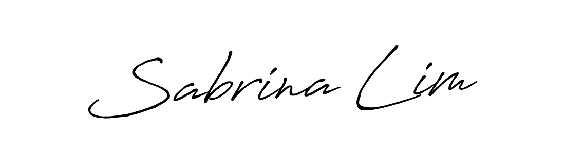 Make a beautiful signature design for name Sabrina Lim. With this signature (Antro_Vectra_Bolder) style, you can create a handwritten signature for free. Sabrina Lim signature style 7 images and pictures png