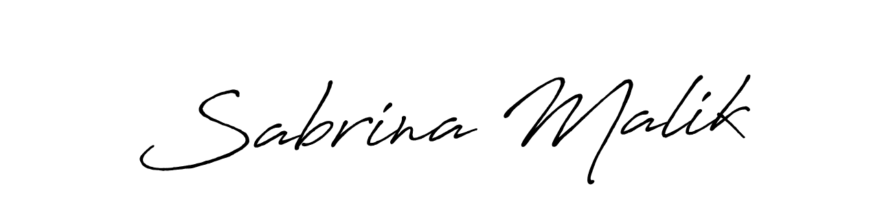 if you are searching for the best signature style for your name Sabrina Malik. so please give up your signature search. here we have designed multiple signature styles  using Antro_Vectra_Bolder. Sabrina Malik signature style 7 images and pictures png