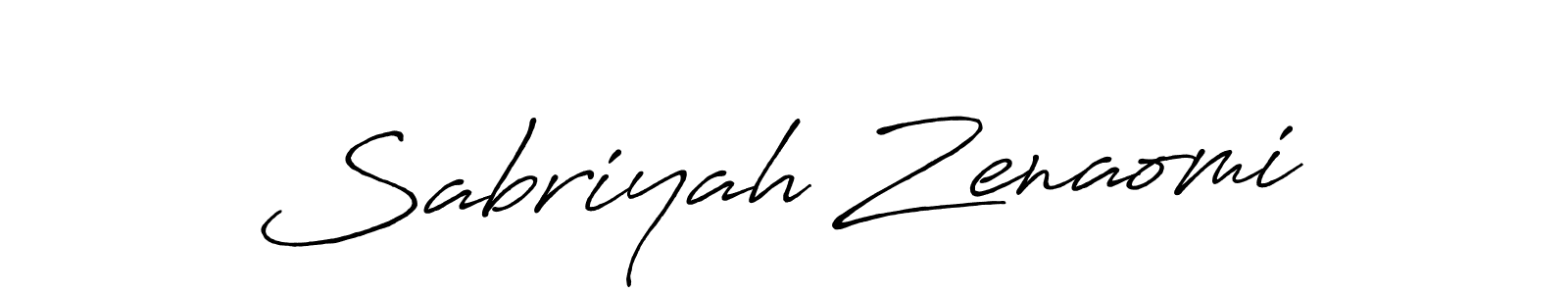 Also You can easily find your signature by using the search form. We will create Sabriyah Zenaomi name handwritten signature images for you free of cost using Antro_Vectra_Bolder sign style. Sabriyah Zenaomi signature style 7 images and pictures png