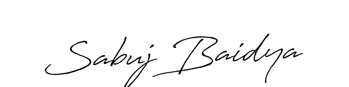 Also You can easily find your signature by using the search form. We will create Sabuj Baidya name handwritten signature images for you free of cost using Antro_Vectra_Bolder sign style. Sabuj Baidya signature style 7 images and pictures png