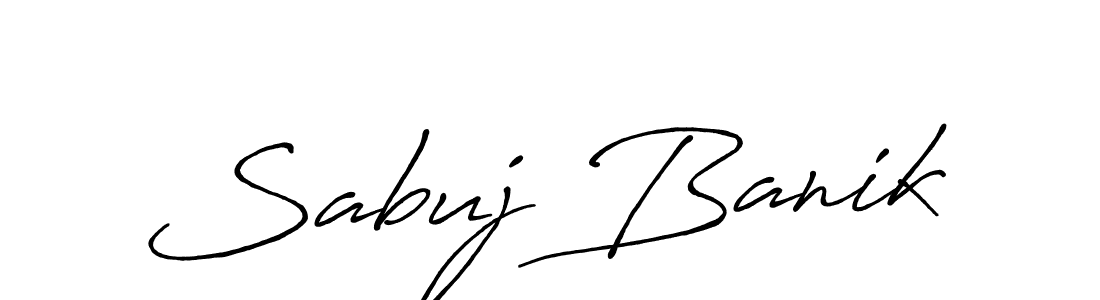 How to make Sabuj Banik signature? Antro_Vectra_Bolder is a professional autograph style. Create handwritten signature for Sabuj Banik name. Sabuj Banik signature style 7 images and pictures png