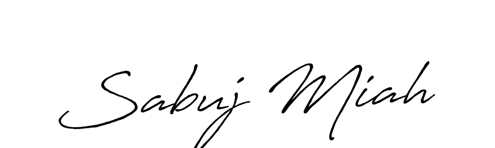Make a short Sabuj Miah signature style. Manage your documents anywhere anytime using Antro_Vectra_Bolder. Create and add eSignatures, submit forms, share and send files easily. Sabuj Miah signature style 7 images and pictures png