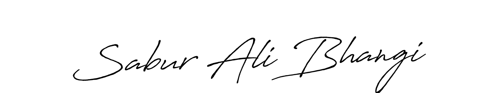 The best way (Antro_Vectra_Bolder) to make a short signature is to pick only two or three words in your name. The name Sabur Ali Bhangi include a total of six letters. For converting this name. Sabur Ali Bhangi signature style 7 images and pictures png