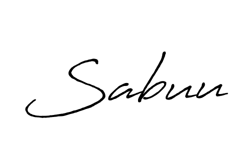 Antro_Vectra_Bolder is a professional signature style that is perfect for those who want to add a touch of class to their signature. It is also a great choice for those who want to make their signature more unique. Get Sabuu name to fancy signature for free. Sabuu signature style 7 images and pictures png