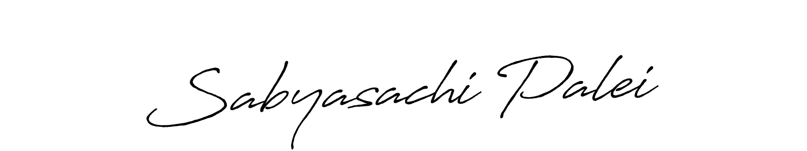 How to make Sabyasachi Palei name signature. Use Antro_Vectra_Bolder style for creating short signs online. This is the latest handwritten sign. Sabyasachi Palei signature style 7 images and pictures png