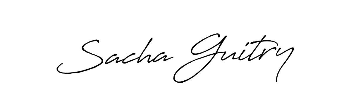 Make a beautiful signature design for name Sacha Guitry. With this signature (Antro_Vectra_Bolder) style, you can create a handwritten signature for free. Sacha Guitry signature style 7 images and pictures png