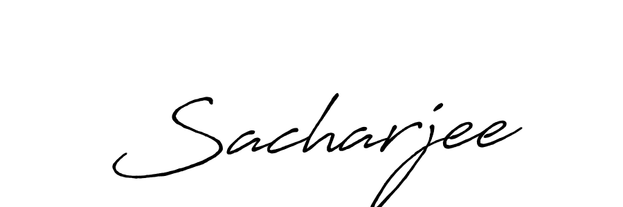 Create a beautiful signature design for name Sacharjee. With this signature (Antro_Vectra_Bolder) fonts, you can make a handwritten signature for free. Sacharjee signature style 7 images and pictures png