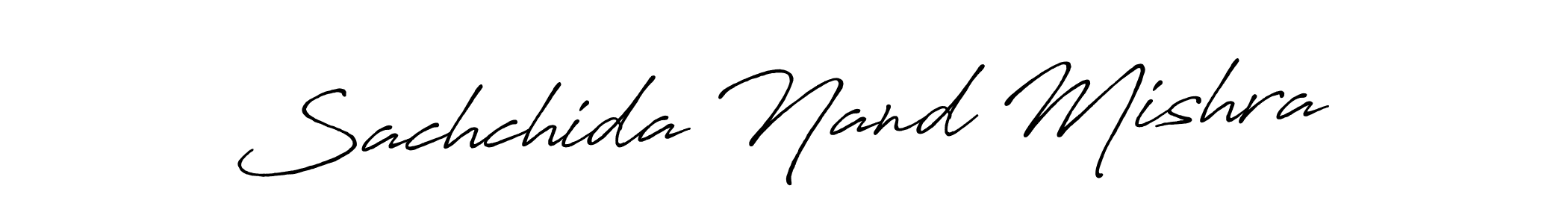 Design your own signature with our free online signature maker. With this signature software, you can create a handwritten (Antro_Vectra_Bolder) signature for name Sachchida Nand Mishra. Sachchida Nand Mishra signature style 7 images and pictures png