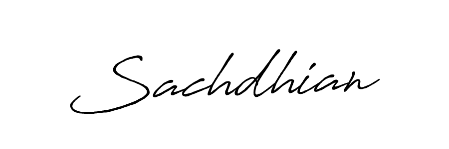 Use a signature maker to create a handwritten signature online. With this signature software, you can design (Antro_Vectra_Bolder) your own signature for name Sachdhian. Sachdhian signature style 7 images and pictures png