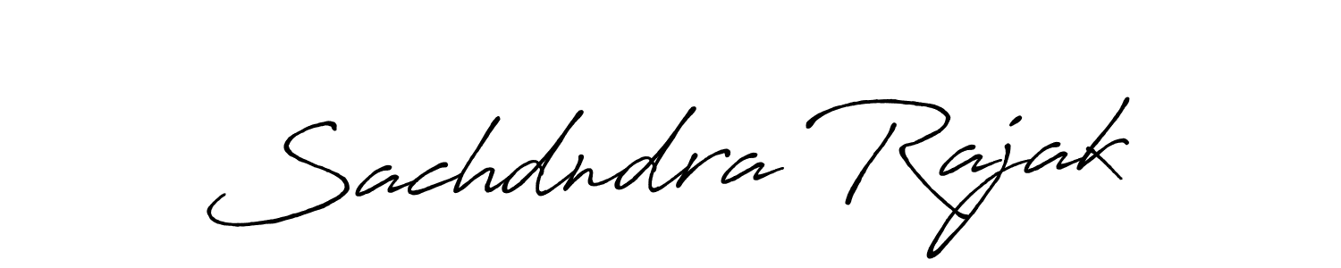 Sachdndra Rajak stylish signature style. Best Handwritten Sign (Antro_Vectra_Bolder) for my name. Handwritten Signature Collection Ideas for my name Sachdndra Rajak. Sachdndra Rajak signature style 7 images and pictures png