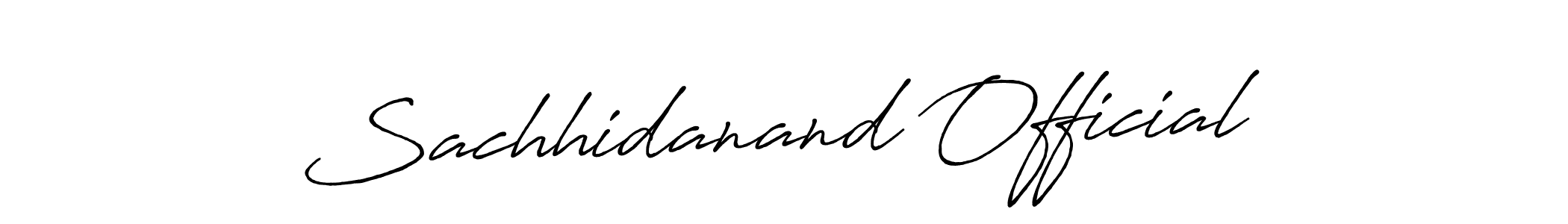 How to make Sachhidanand Official signature? Antro_Vectra_Bolder is a professional autograph style. Create handwritten signature for Sachhidanand Official name. Sachhidanand Official signature style 7 images and pictures png