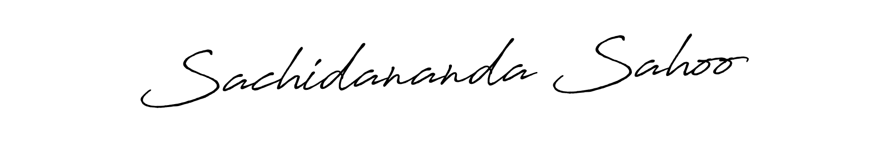 How to make Sachidananda Sahoo name signature. Use Antro_Vectra_Bolder style for creating short signs online. This is the latest handwritten sign. Sachidananda Sahoo signature style 7 images and pictures png