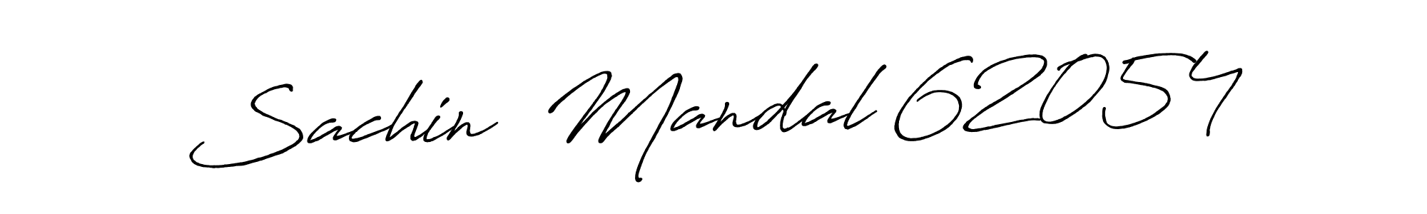 Make a beautiful signature design for name Sachin  Mandal 62054. With this signature (Antro_Vectra_Bolder) style, you can create a handwritten signature for free. Sachin  Mandal 62054 signature style 7 images and pictures png