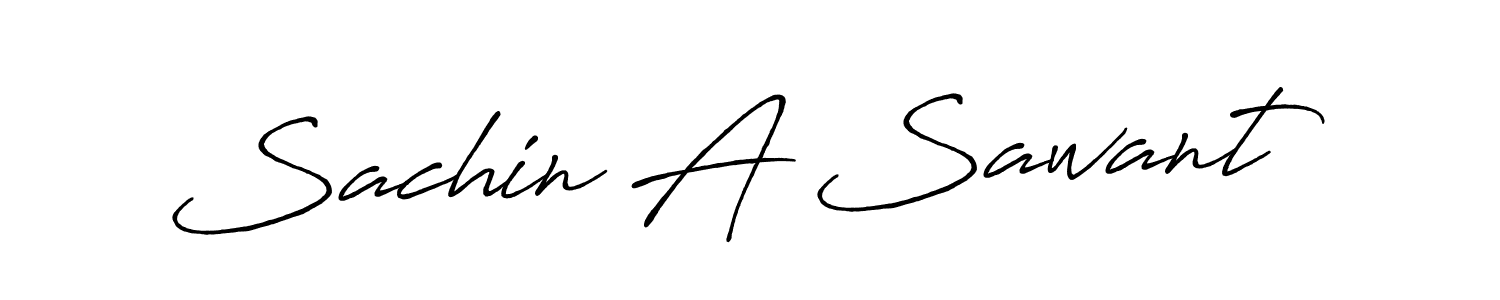 if you are searching for the best signature style for your name Sachin A Sawant. so please give up your signature search. here we have designed multiple signature styles  using Antro_Vectra_Bolder. Sachin A Sawant signature style 7 images and pictures png