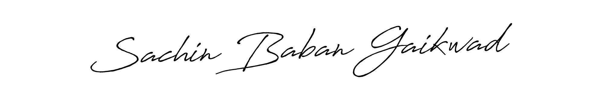 Sachin Baban Gaikwad stylish signature style. Best Handwritten Sign (Antro_Vectra_Bolder) for my name. Handwritten Signature Collection Ideas for my name Sachin Baban Gaikwad. Sachin Baban Gaikwad signature style 7 images and pictures png