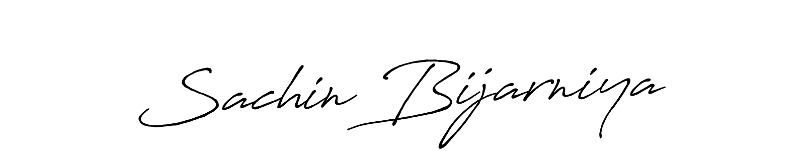 Sachin Bijarniya stylish signature style. Best Handwritten Sign (Antro_Vectra_Bolder) for my name. Handwritten Signature Collection Ideas for my name Sachin Bijarniya. Sachin Bijarniya signature style 7 images and pictures png