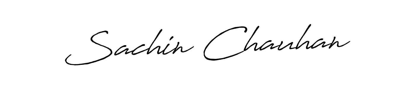 How to Draw Sachin Chauhan signature style? Antro_Vectra_Bolder is a latest design signature styles for name Sachin Chauhan. Sachin Chauhan signature style 7 images and pictures png