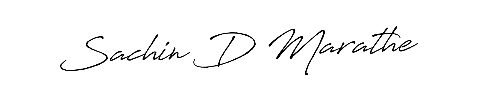 Sachin D Marathe stylish signature style. Best Handwritten Sign (Antro_Vectra_Bolder) for my name. Handwritten Signature Collection Ideas for my name Sachin D Marathe. Sachin D Marathe signature style 7 images and pictures png