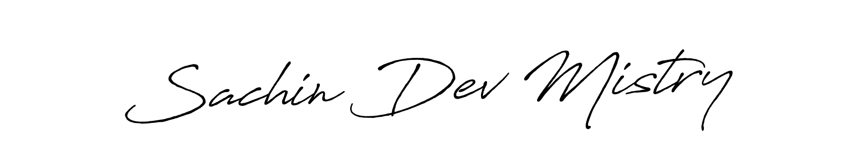 Make a beautiful signature design for name Sachin Dev Mistry. With this signature (Antro_Vectra_Bolder) style, you can create a handwritten signature for free. Sachin Dev Mistry signature style 7 images and pictures png