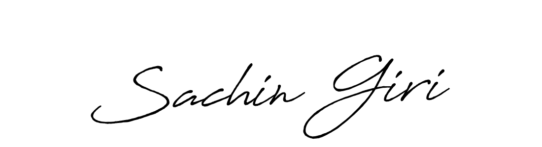 Also we have Sachin Giri name is the best signature style. Create professional handwritten signature collection using Antro_Vectra_Bolder autograph style. Sachin Giri signature style 7 images and pictures png