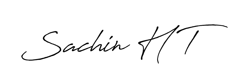 It looks lik you need a new signature style for name Sachin H T. Design unique handwritten (Antro_Vectra_Bolder) signature with our free signature maker in just a few clicks. Sachin H T signature style 7 images and pictures png