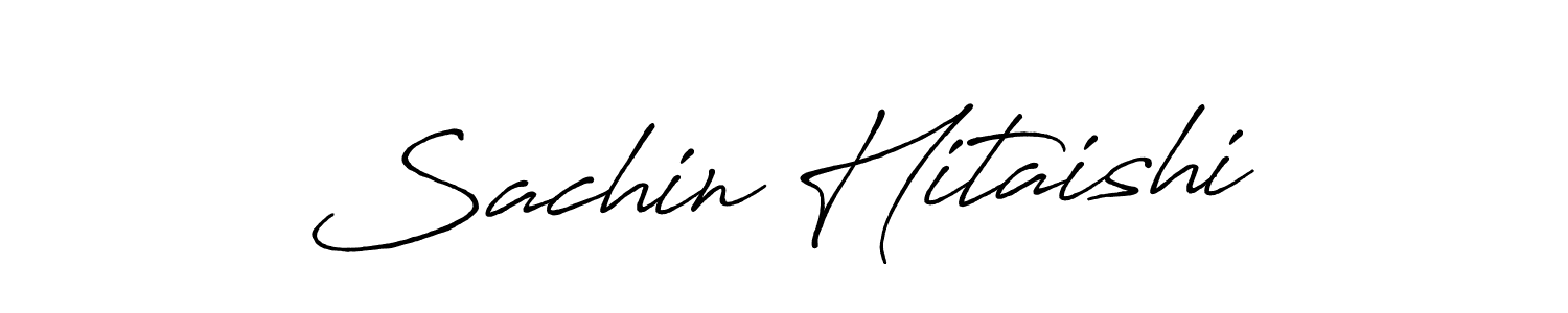 Once you've used our free online signature maker to create your best signature Antro_Vectra_Bolder style, it's time to enjoy all of the benefits that Sachin Hitaishi name signing documents. Sachin Hitaishi signature style 7 images and pictures png