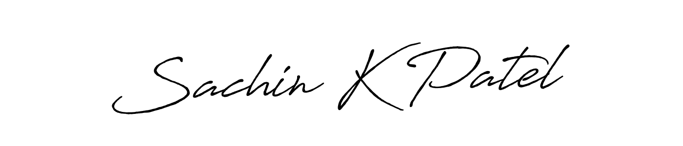 This is the best signature style for the Sachin K Patel name. Also you like these signature font (Antro_Vectra_Bolder). Mix name signature. Sachin K Patel signature style 7 images and pictures png