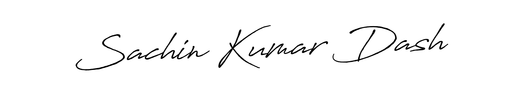 Make a beautiful signature design for name Sachin Kumar Dash. With this signature (Antro_Vectra_Bolder) style, you can create a handwritten signature for free. Sachin Kumar Dash signature style 7 images and pictures png