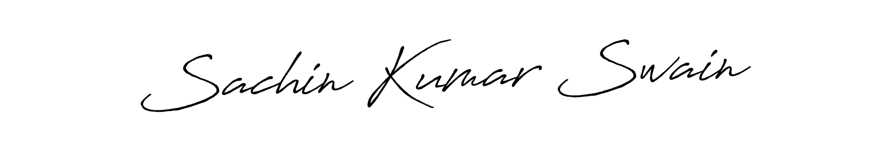 How to make Sachin Kumar Swain name signature. Use Antro_Vectra_Bolder style for creating short signs online. This is the latest handwritten sign. Sachin Kumar Swain signature style 7 images and pictures png