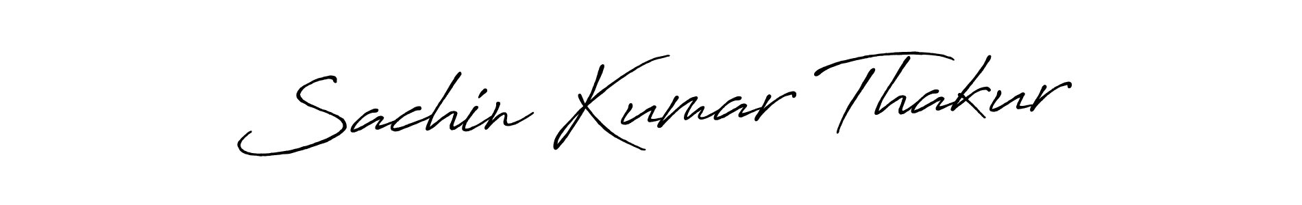Create a beautiful signature design for name Sachin Kumar Thakur. With this signature (Antro_Vectra_Bolder) fonts, you can make a handwritten signature for free. Sachin Kumar Thakur signature style 7 images and pictures png