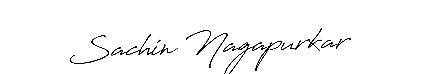 Design your own signature with our free online signature maker. With this signature software, you can create a handwritten (Antro_Vectra_Bolder) signature for name Sachin Nagapurkar. Sachin Nagapurkar signature style 7 images and pictures png