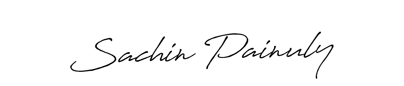 Use a signature maker to create a handwritten signature online. With this signature software, you can design (Antro_Vectra_Bolder) your own signature for name Sachin Painuly. Sachin Painuly signature style 7 images and pictures png
